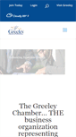 Mobile Screenshot of greeleychamber.com